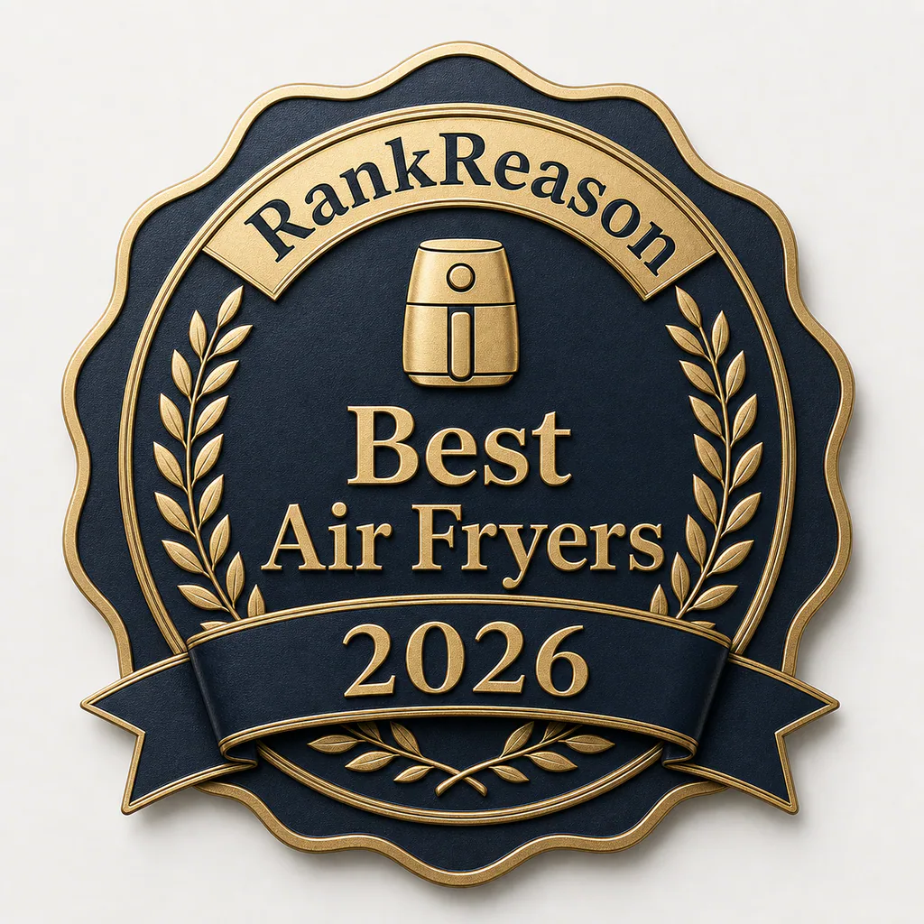 RankReason Best Air Fryers 2026 badge