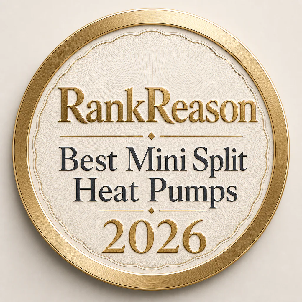 RankReason Best Mini Split Heat Pumps 2026 badge