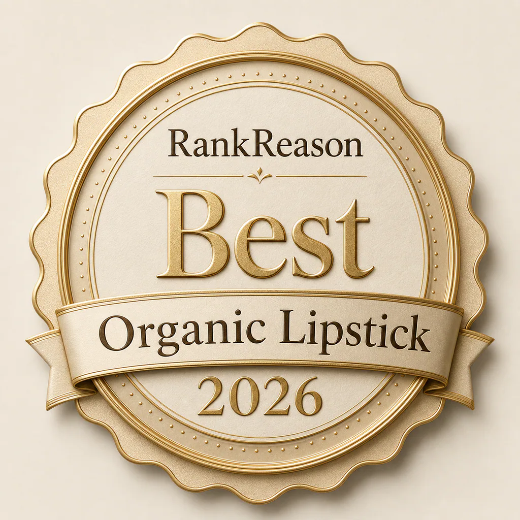 RankReason Best Organic Lipstick 2026 badge