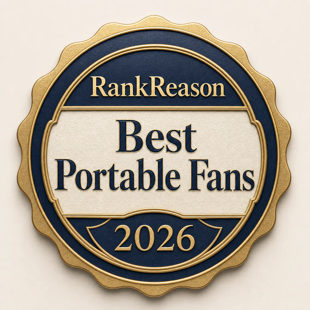RankReason Best Portable Fans 2026 badge