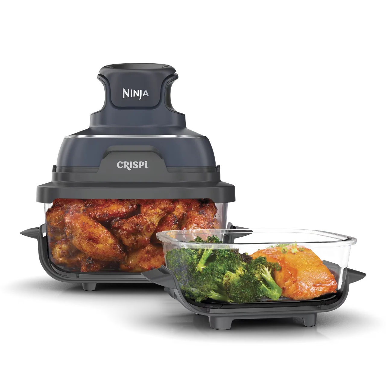 Ninja Crispi 4-in-1 Portable Glass Air Fryer Cooking System FN101GY